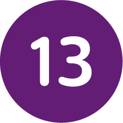 13&nbsp;Kreissymbol