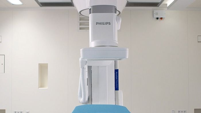 Philips Azurion&nbsp;7&nbsp;C20 mit FlexArm in der interventionellen Radiographie