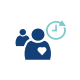 Mehr Zeit f&uuml;r Patienten Symbol