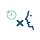 K&uuml;rzere Atemanhaltephasen Symbol