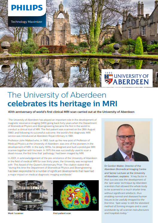 ein Mann mit Brille und ein Bild eines Geb&auml;udes