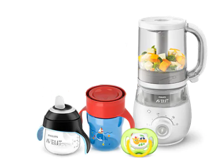 Produits pour jeunes enfants&nbsp;: tasses pour jeunes enfants et robot cuiseur-mixeur 