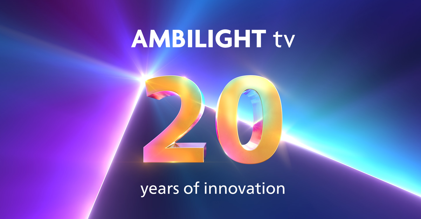 20 ans de t&eacute;l&eacute;viseur Ambilight