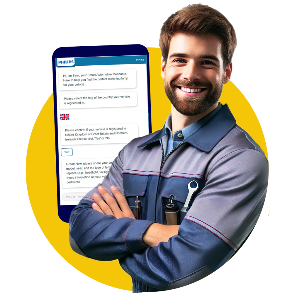 Intelligenter Kfz-Mechaniker Sam