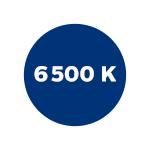 Bis zu 6500 Kelvin
