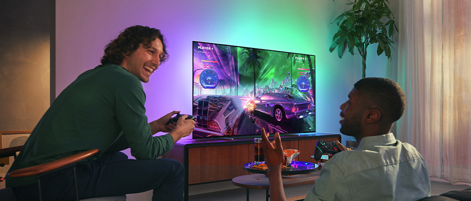 T&eacute;l&eacute;viseur Philips Ambilight | Le meilleur t&eacute;l&eacute;viseur de gaming