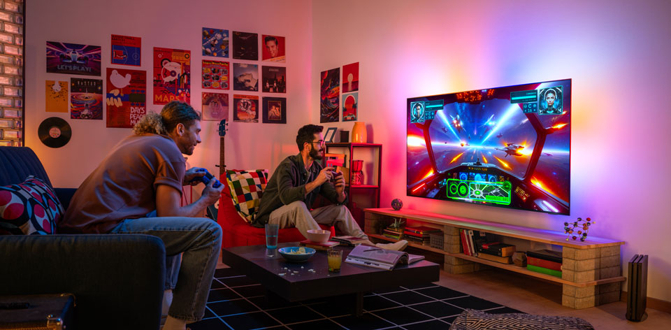 Das beste Spielerlebnis mit Ambilight TV