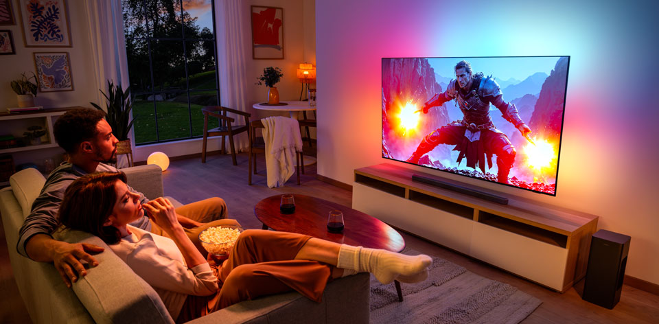 Filme sind auf den Ambilight-Fernsehern verf&uuml;gbar