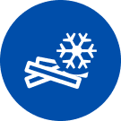 Symbol f&uuml;r gefrorene Snacks