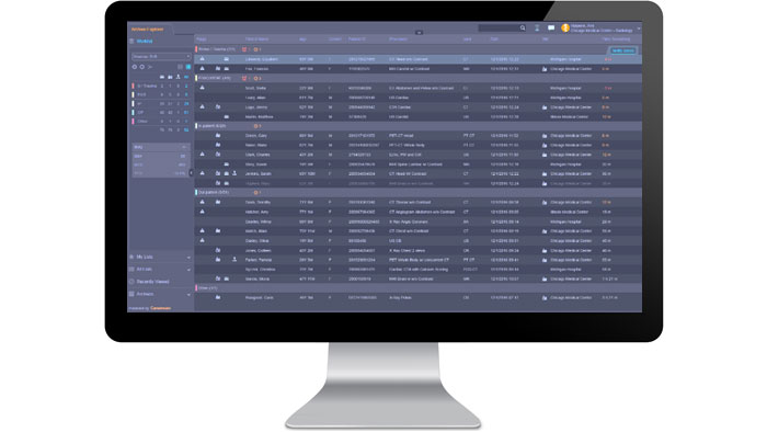 Benutzeroberfl&auml;che des Workflow Orchestrator auf einem Monitor