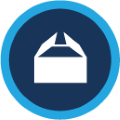 Symbol &bdquo;Offene Box&ldquo;