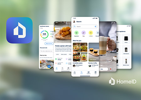 Trouvez l'inspiration et des recettes dans l'application HomeID