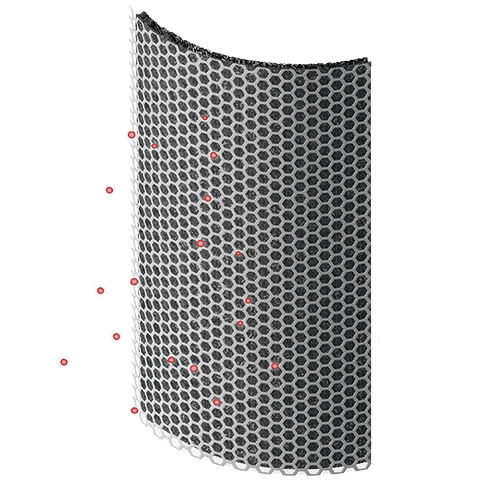 Filtre &agrave; charbon actif
