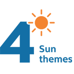 Diff&eacute;rents th&egrave;mes solaires